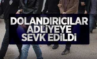 Ankara'da yakalanan telefon dolandırıcıları adliyeye sevk edildi