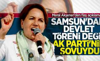 Meral Akşener'den Samsun'daki 19 Mayıs töreni açıklaması