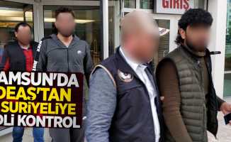 Samsun'da DEAŞ'tan 4 Suriyeliye adli kontrol