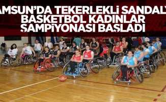 Samsun'da Tekerlekli Sandalye Basketbol Kadınlar Türkiye Şampiyonası Başladı