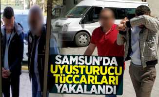Samsun'da uyuşturucu tüccarları yakalandı