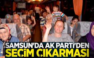 Samsun'da AK Parti'den seçim çıkarması