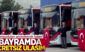 Samsun'da Ramazan Bayramı'nda ulaşım ücretsiz