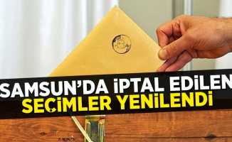 Samsun'da Seçimler Yenilendi