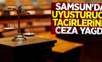 Samsun'da uyuşturcu tacirlerine ceza yağdı