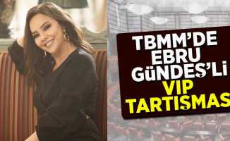 TBMM'de Ebru Gündeş'li VIP tartışması