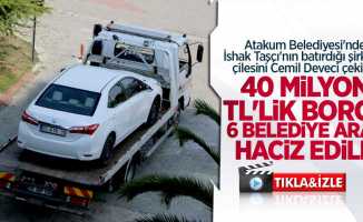 Atakum Belediyesi'nde 6 araç haciz edildi