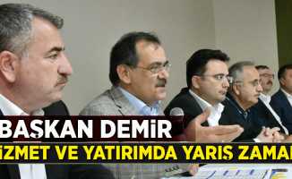 Başkan Mustafa Demir 'Hizmet ve yatırımda yarış zamanı'
