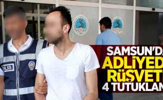 Samsun'da adliyede rüşvete 4 tutuklama