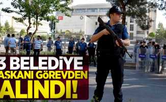 Mardin, Van ve Diyarbakır belediye başkanları görevden uzaklaştırıldı
