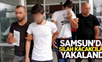 Samsun'da silah kaçakçıları yakalandı