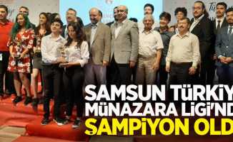 Samsun Türkiye Münazara Ligi’nde şampiyon oldu