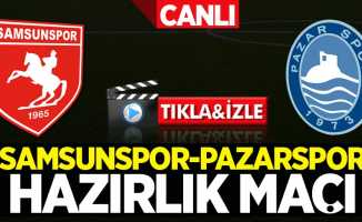 Samsunspor-Pazarspor maçı canlı tıkla izle 