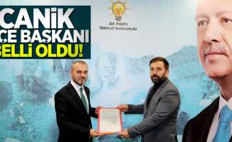 AK Parti Canik İlçe Başkanı belli oldu! Yeni başkan Mahmut Gençay