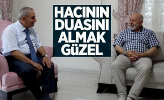 Başkan Demirtaş: "Hacının duasını almak güzel"