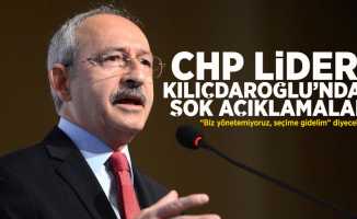CHP Lideri Kemal Kılıçdaroğlu, şok açıklamalarda bulundu.