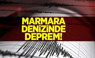 Marmara denizinde deprem!