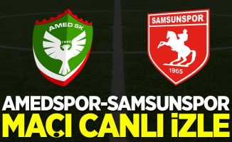 Amedspor-Samsunspor maçı canlı izle