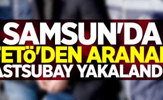 Samsun'da FETÖ'den aranan astsubay yakalandı