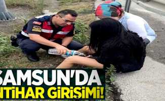 Samsun'da intihar girişimi! Ekipler son anda kurtardı