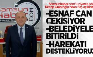 Samsunhaber.com'u ziyaret eden Recep Güleroğlu'ndan flaş açıklamalar