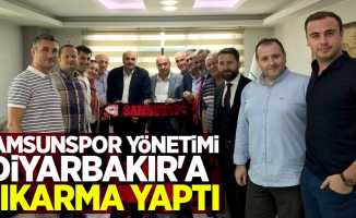 Samsunspor yönetimi Diyarbakır'a çıkarma yaptı