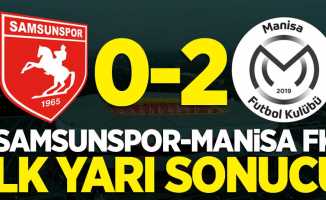 Yılport Samsunspor 0 Manisa FK 2 (İlk yarı)