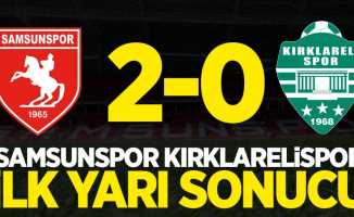 Yılport Samsunspor-Kırklarelispor 2-0 (İlk yarı)
