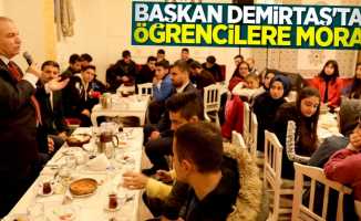 Başkan Demirtaş'tan öğrencilere moral