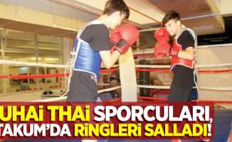 Muhai Thai sporcuları, Atakum'da ringleri salladı!