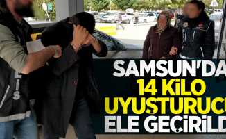 Samsun'da 14 kilo uyuşturucu ele geçirildi! 4 gözaltı