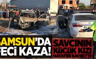 Samsun'da feci kaza! Savcının küçük kızı hayatını kaybetti!
