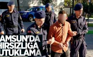 Samsun'da hırsızlığa tutuklama