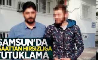 Samsun'da inşaattan hırsızlığa tutuklama