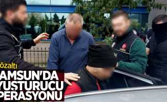 Samsun'da uyuşturucu operasyonu! 3 gözaltı