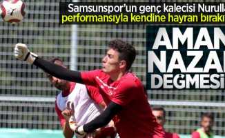 Samsunspor’un genç kalecisi Nurullah performansıyla kendine hayran bırakıyor 
