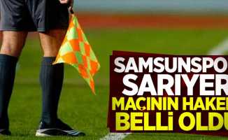Y.Samsunspor-Sarıyer Maçının Hakemi Belli Oldu