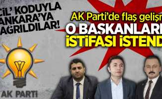 AK Parti'de flaş gelişme!