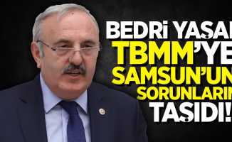Bedri Yaşar, TBMM'ye Samsun'un sorunlarını taşıdı!