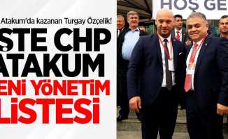 CHP Atakum İlçe Başkanı Turgay Özçelik oldu