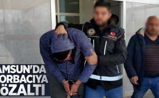 Samsun'da 1 torbacıya gözaltı