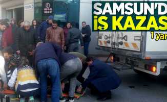 Samsun'da iş kazası! 1 yaralı