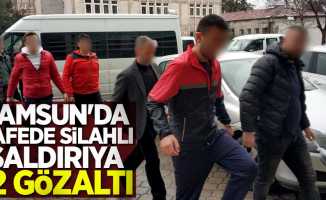 Samsun'da kafede silahlı saldırıya 12 gözaltı