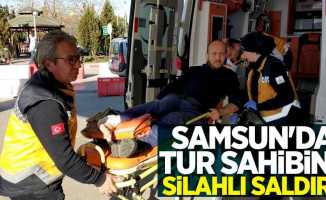 Samsun'da tur sahibine silahlı saldırı! 