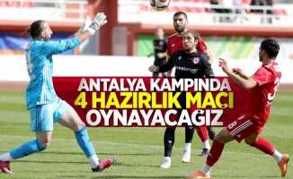 Samsunspor, Antalya kampında 4 hazırlık maçı yapacak
