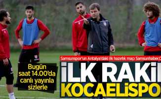 Samsunspor-Kocaelispor maçı canlı yayın ile sizlerle olacak