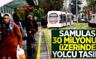 SAMULAŞ 30 milyonun üzerinde yolcu taşıdı 