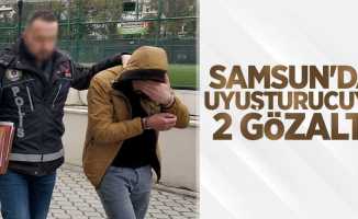 Samsun'da uyuşturucuya 2 gözaltı