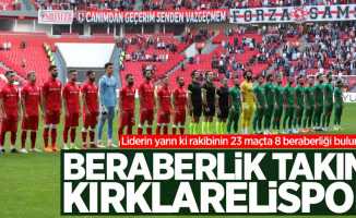 Liderin yarın ki rakibinin 23 maçta 8 beraberliği bulunuyor! BeraberliK takımı Kırklarelispor 