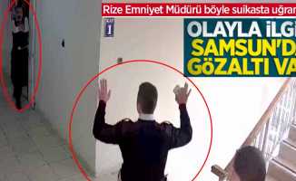 Rize Emniyet Müdürünün suikastına ilişkin Samsun'da gözaltı
